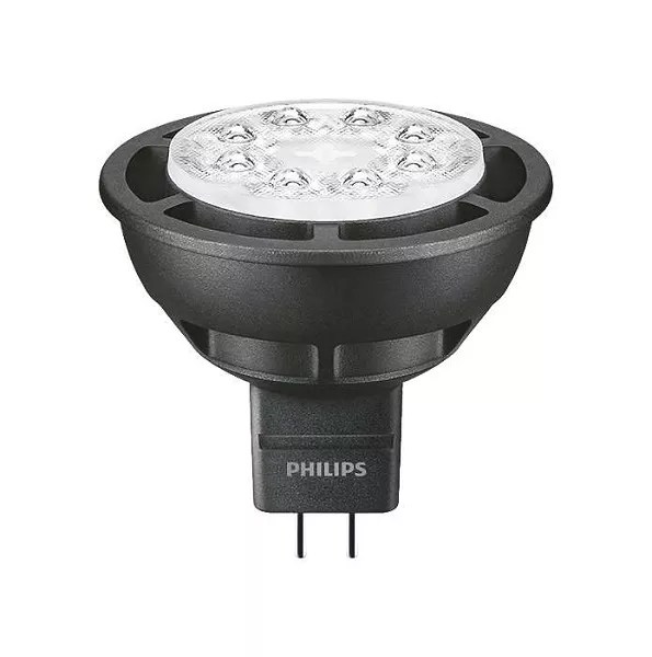 Philips Master LED 8W=50W MR16 GU5.3 12V kleur 827 24° dimbaar First
